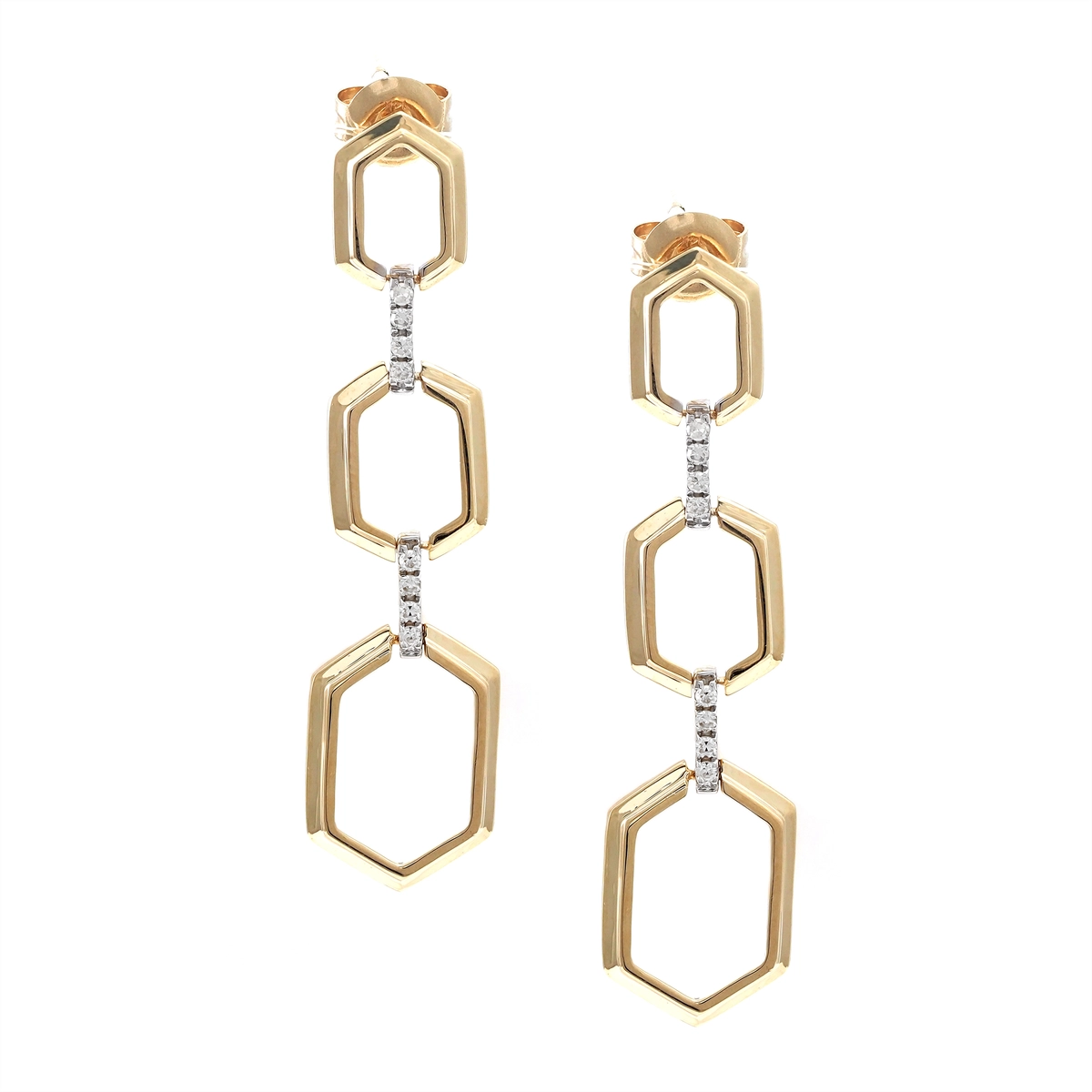 Earrings Earrings in Yellow Gold containing Diamond 445506