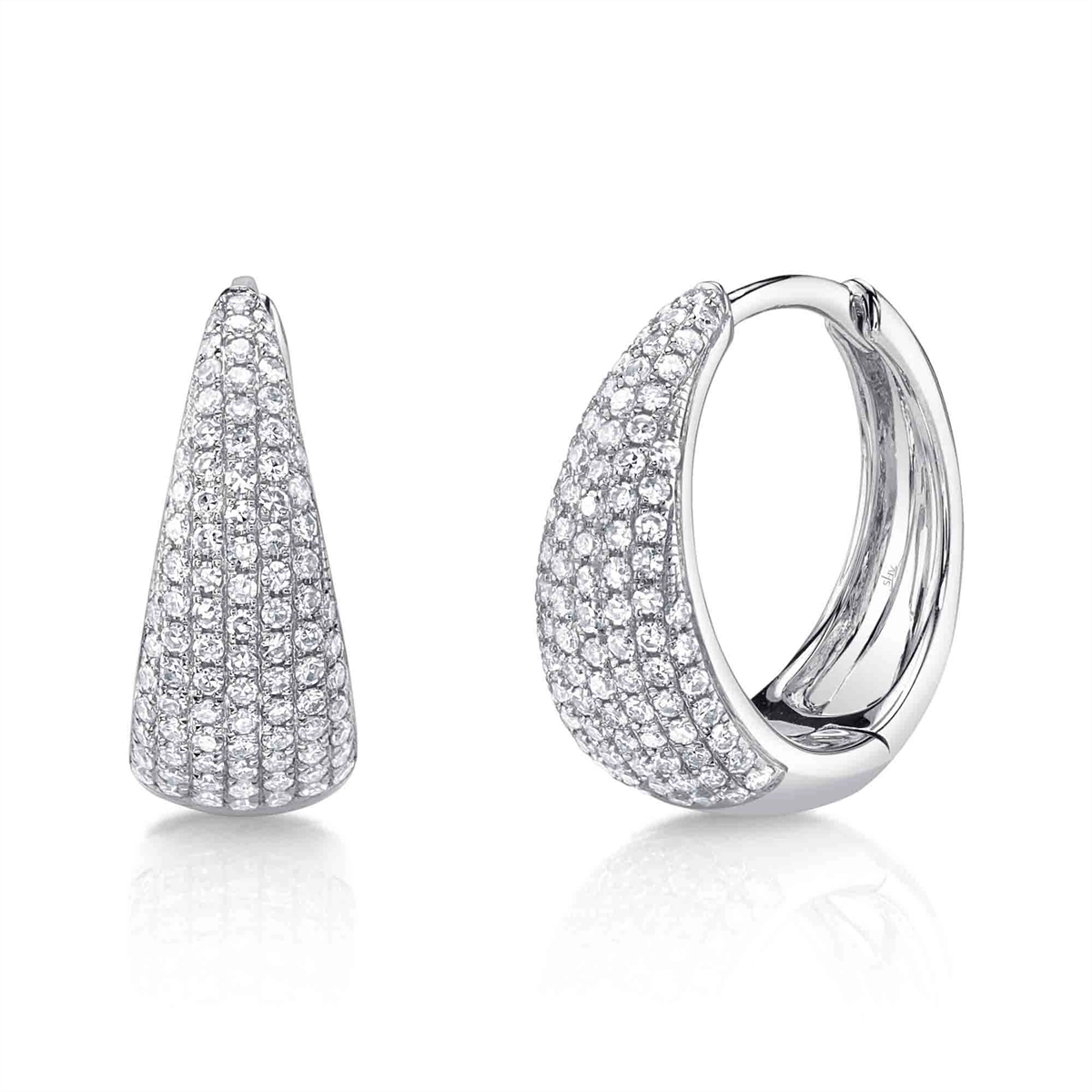 Earrings Earrings in White Gold containing Diamond 445512