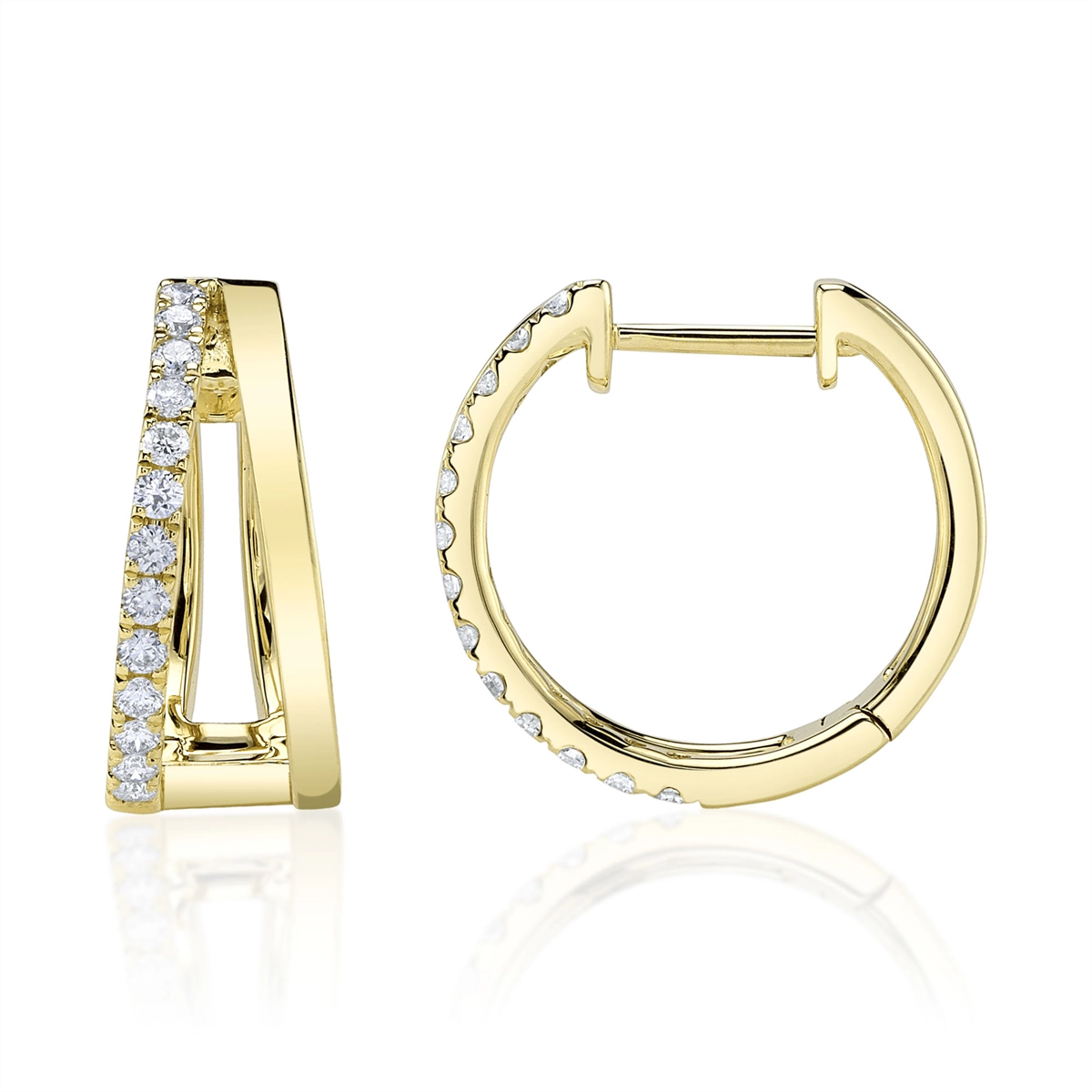 Earrings Earrings in Yellow Gold containing Diamond 445515
