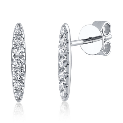 Earrings Earrings in White Gold containing Diamond 445516