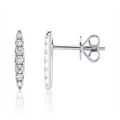 Earrings Earrings in White Gold containing Diamond 445516