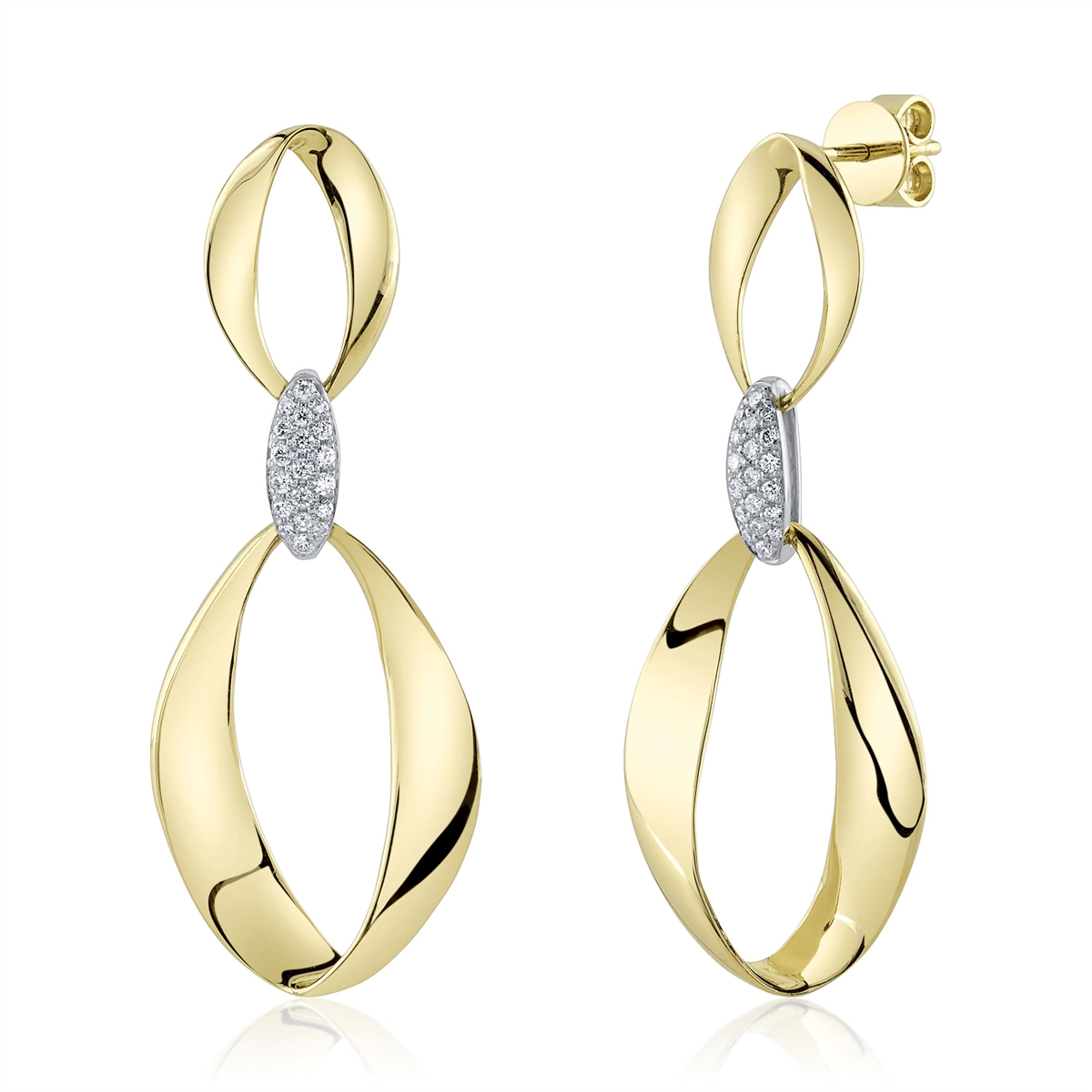 Earrings Earrings in Mixed Metals containing Diamond 445517