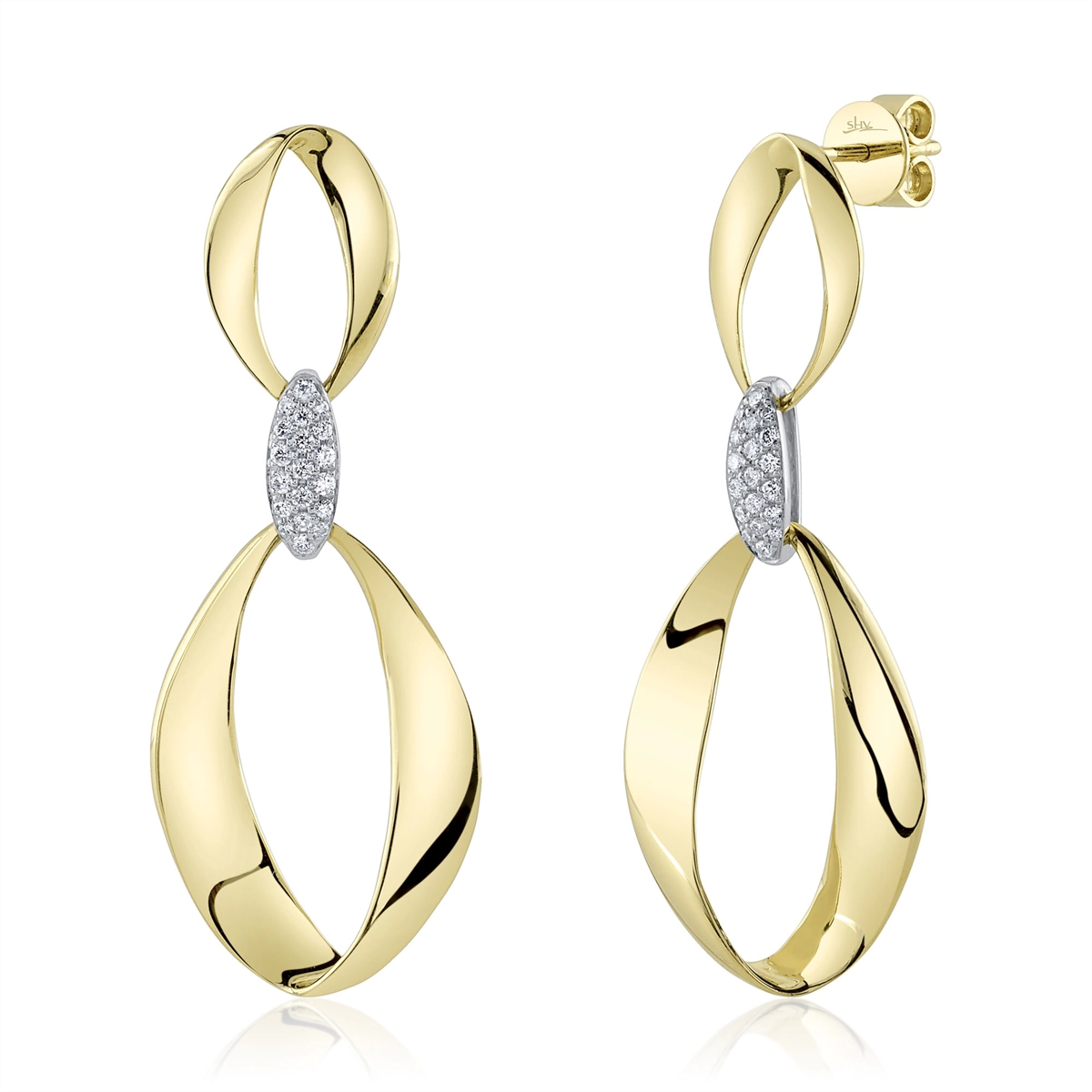 Earrings Earrings in Mixed Metals containing Diamond 445517