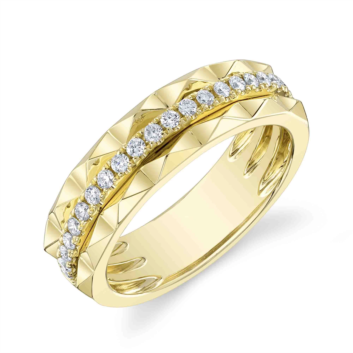 Wedding Bands Rings in Yellow Gold containing Diamond 445518