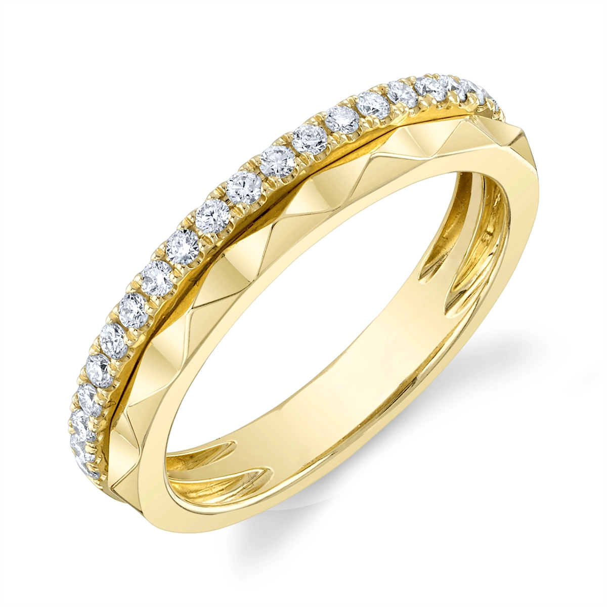 Wedding Bands Rings in Yellow Gold containing Diamond 445521