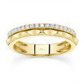 Wedding Bands Rings in Yellow Gold containing Diamond 445521
