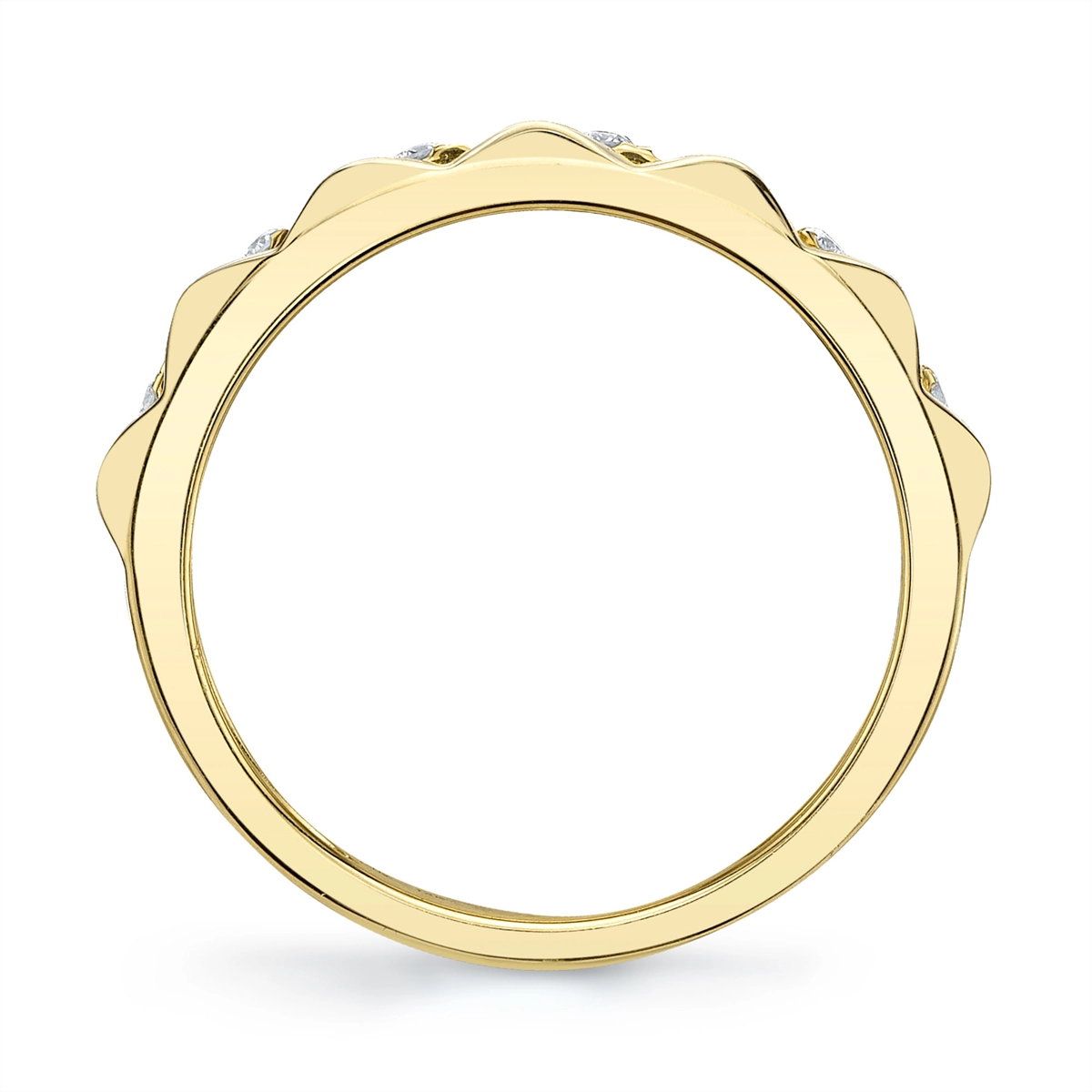 Wedding Bands Rings in Yellow Gold containing Diamond 445521