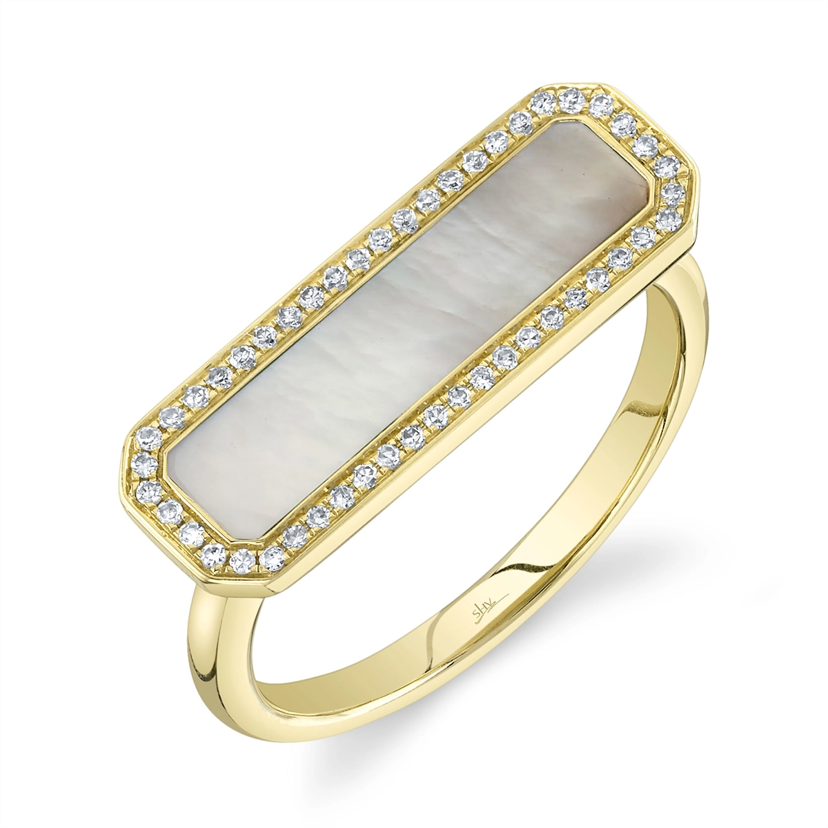 Rings Rings in Yellow Gold containing Mother of pearl, Multi-gemstone, Diamond 445523