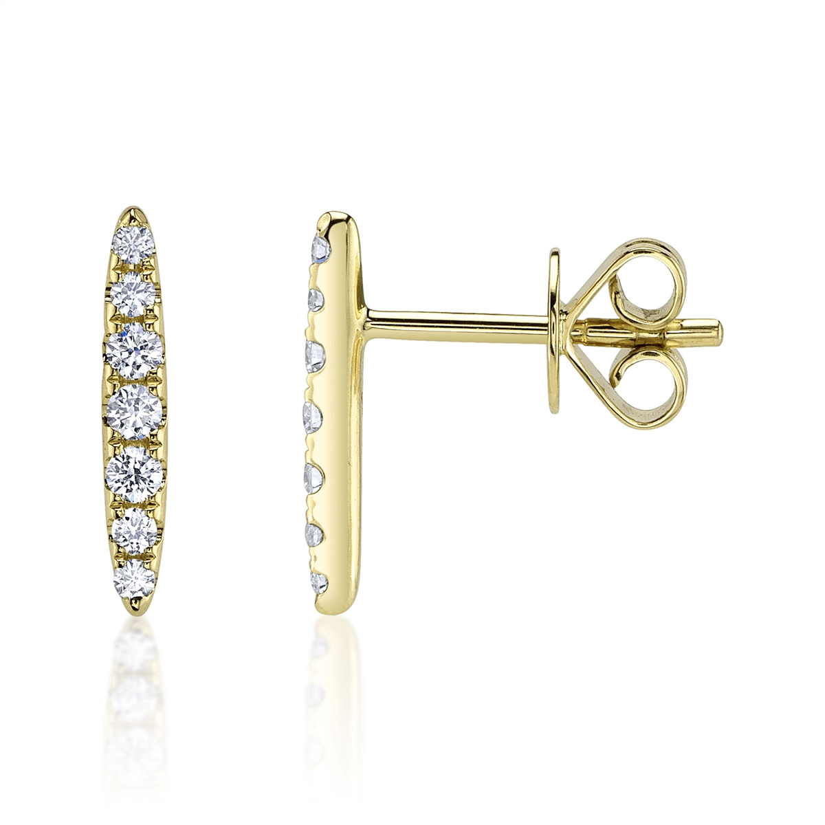 Earrings Earrings in Yellow Gold containing Diamond 445526