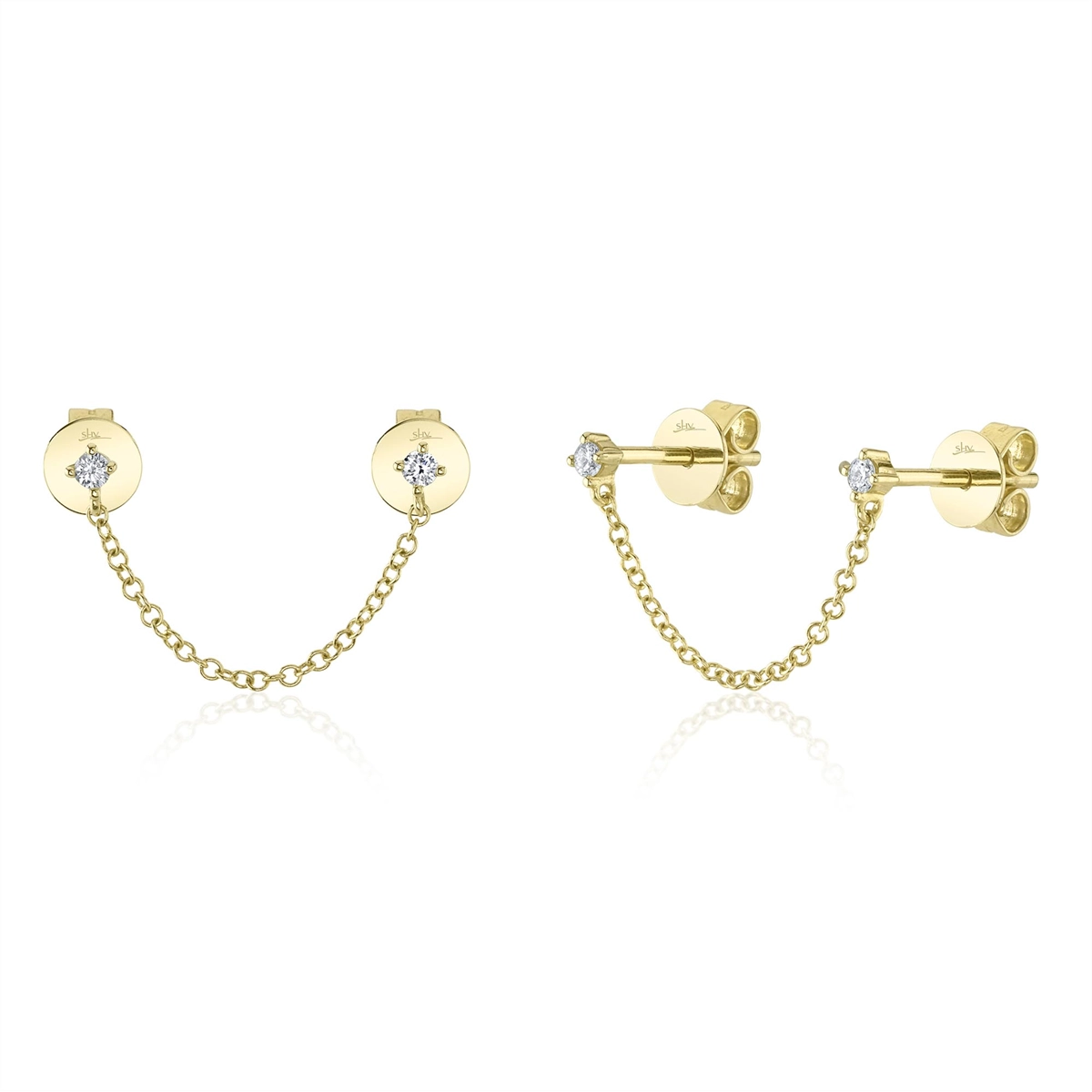 Earrings Earrings in Yellow Gold containing Diamond 445527