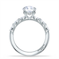 Tacori Engagement Rings in White Gold containing Diamond 2687 RD 7.5 W