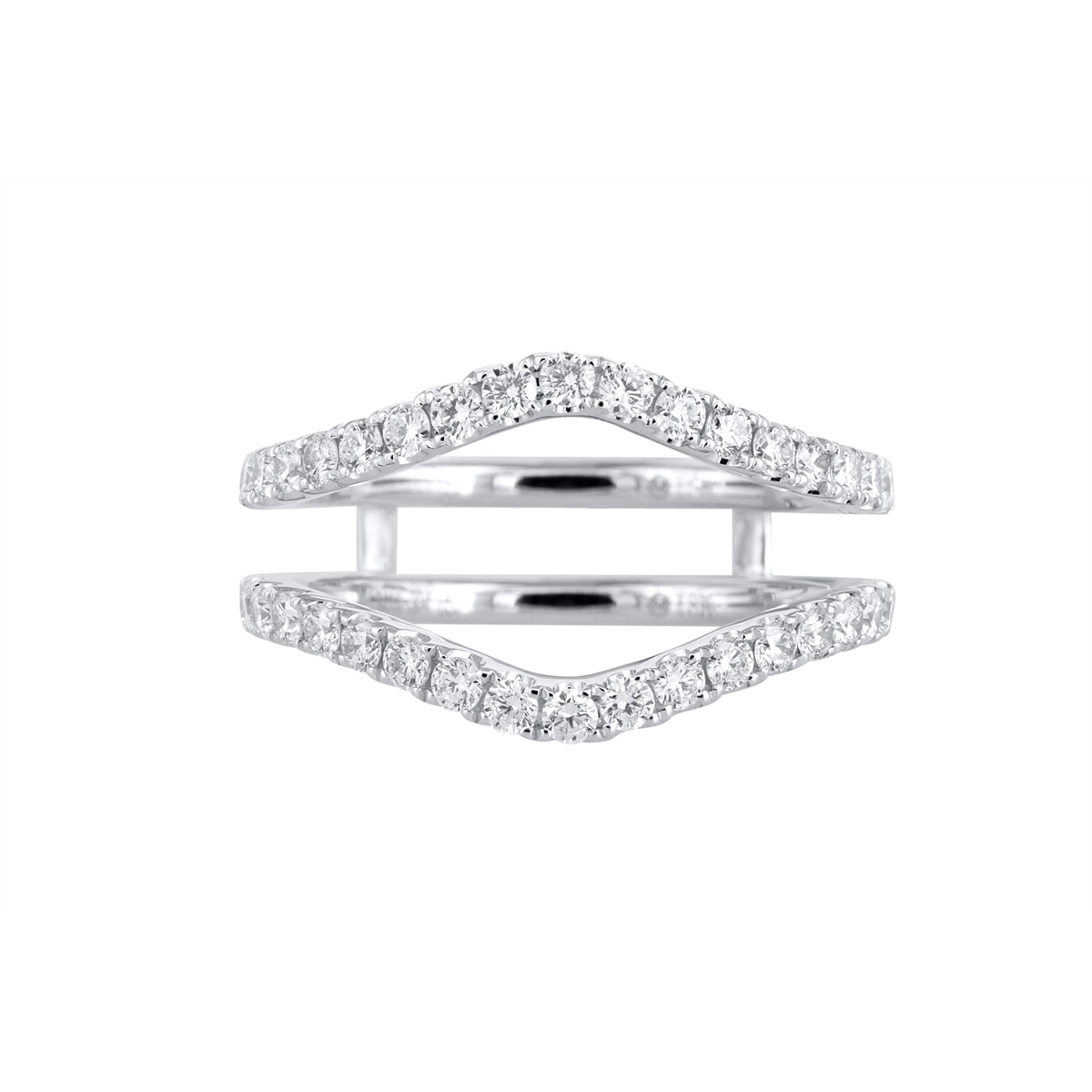 Wedding Bands Wedding Rings in White Gold containing Diamond 445676