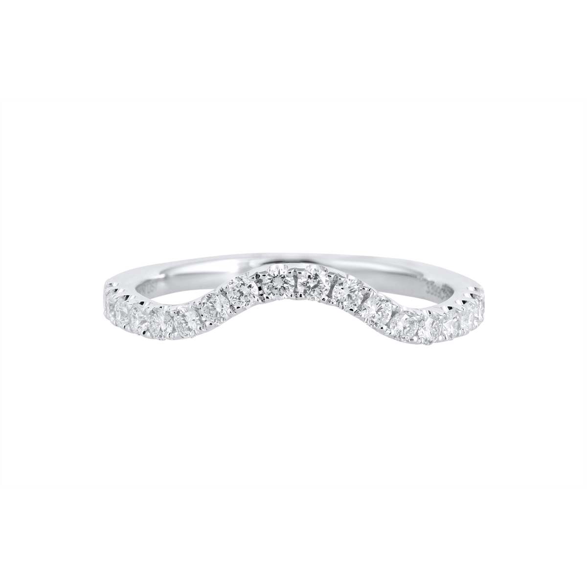 Wedding Bands Wedding Rings in White Gold containing Diamond 445689