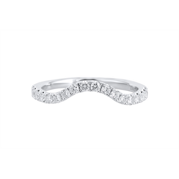 Wedding Bands Wedding Rings in White Gold containing Diamond 445689