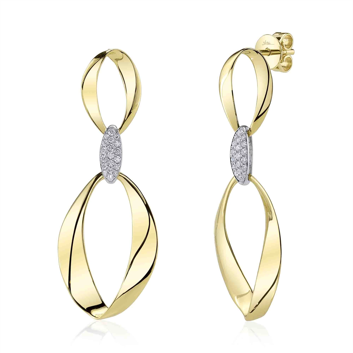 Earrings Earrings in Mixed Metals containing Diamond 445762