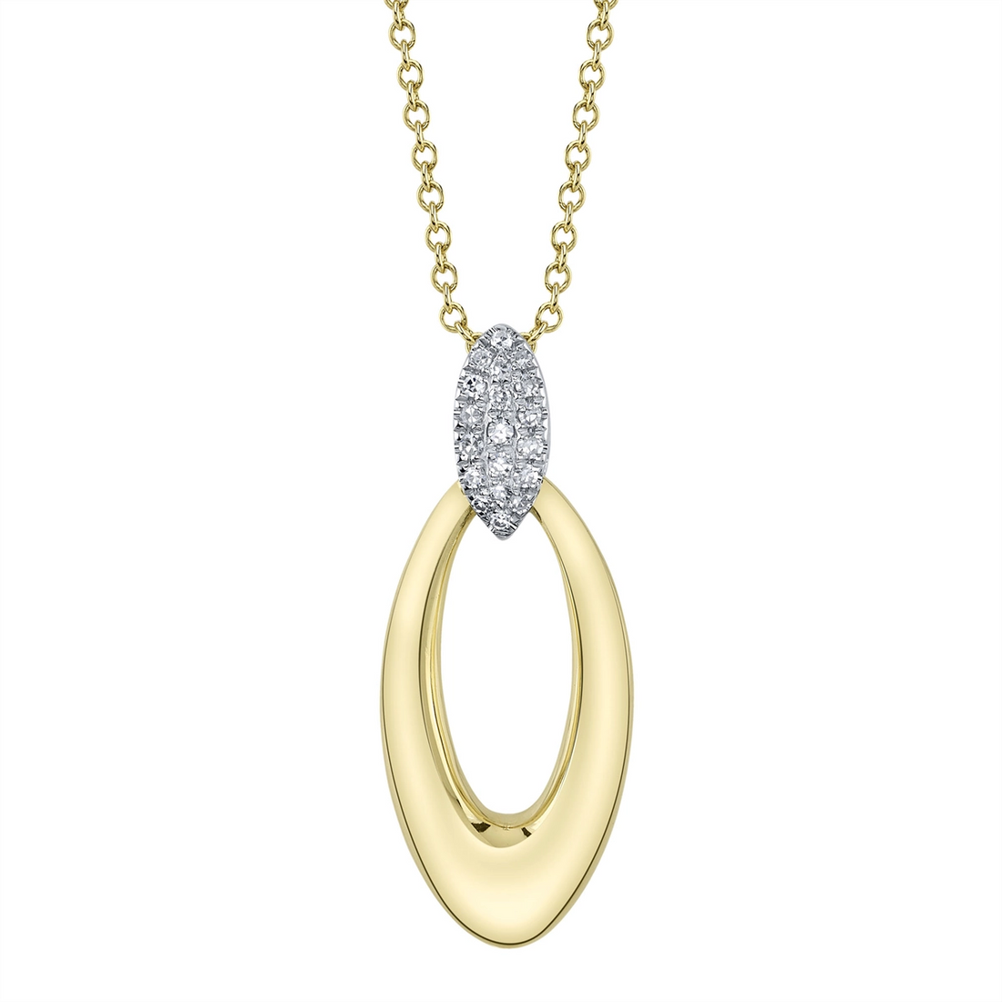 Necklaces Necklaces in Mixed Metals containing Diamond 445764