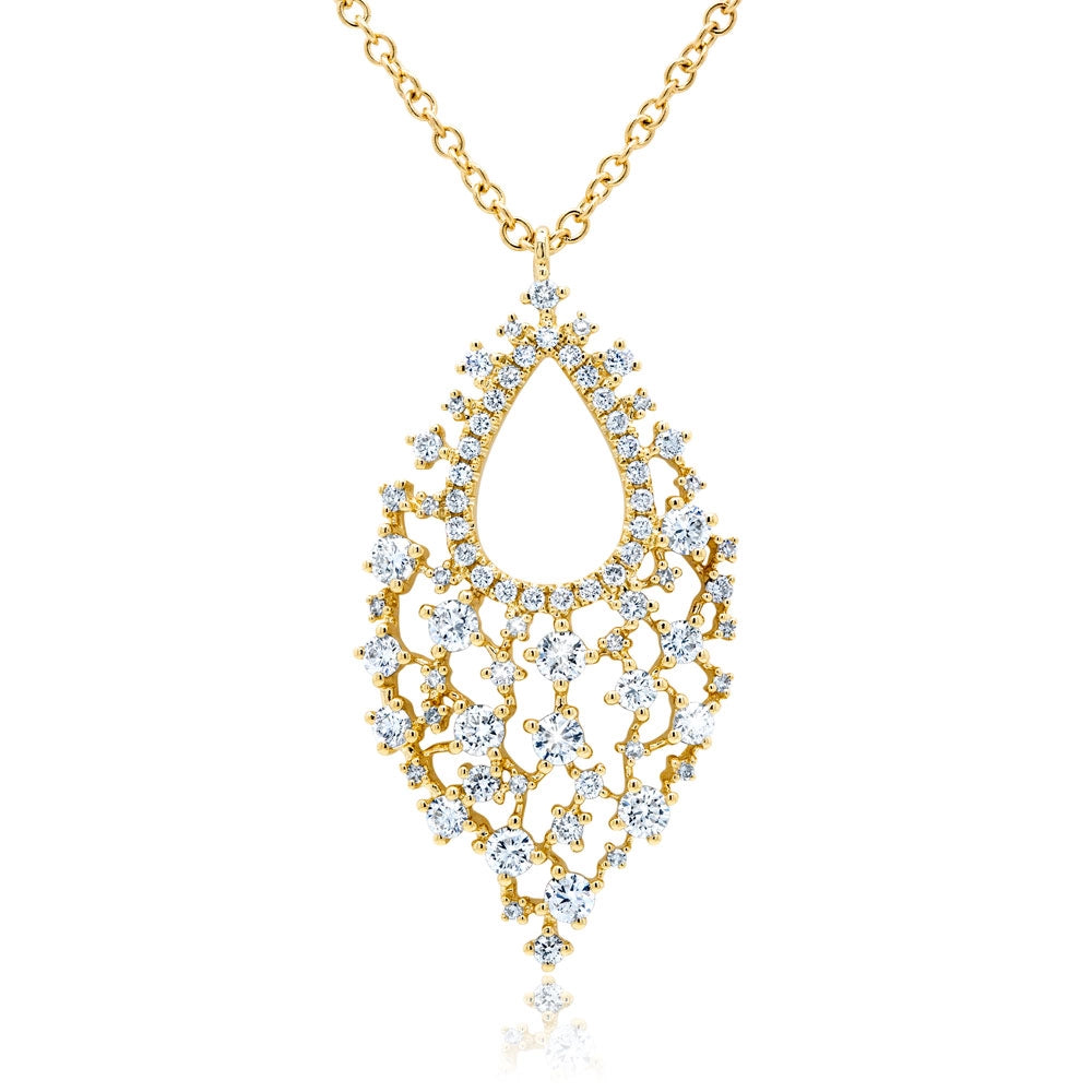 Necklaces Necklaces in Yellow Gold containing Diamond 445845