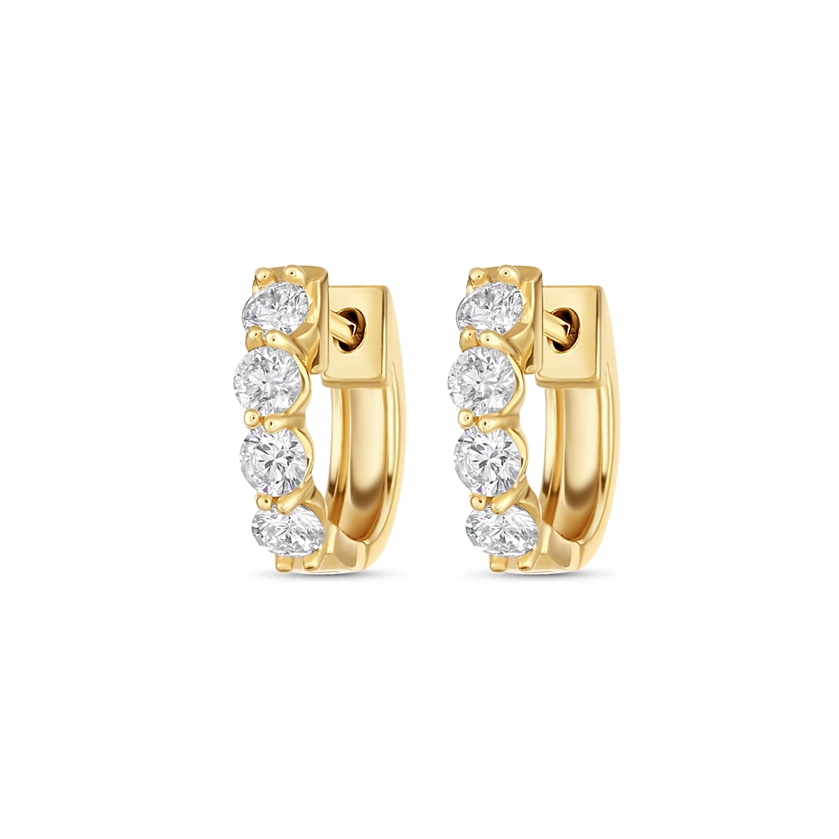 Earrings Earrings in Yellow Gold containing Diamond 445876