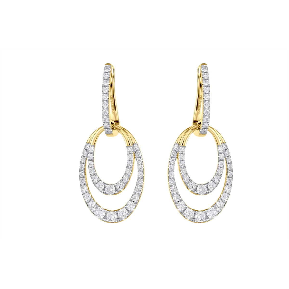 Earrings Earrings in Mixed Metals containing Diamond 445886