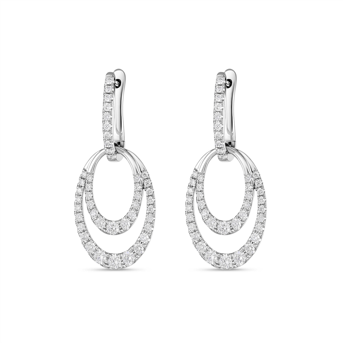 Earrings Earrings in White Gold containing Diamond 445891