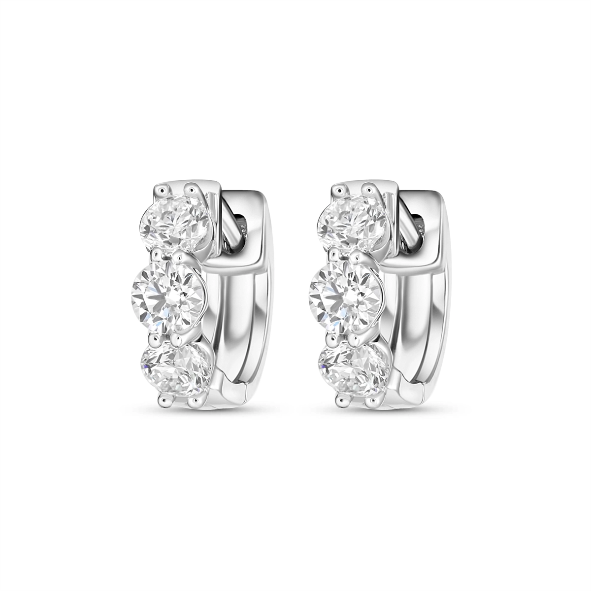 Earrings Earrings in White Gold containing Diamond 445901