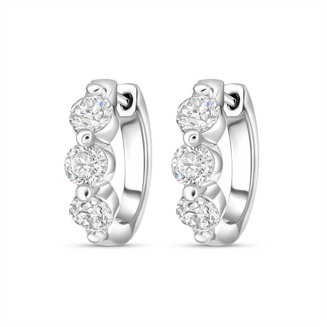Earrings Earrings in White Gold containing Diamond 445913