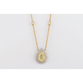 Frederic Sage Necklaces in Mixed Metals containing Diamond P9089Y-YCYW