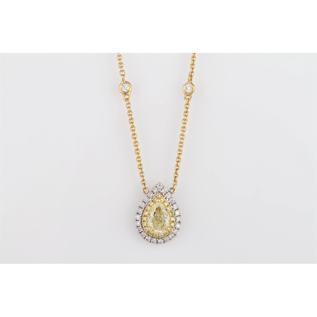 Frederic Sage Necklaces in Mixed Metals containing Diamond P9089Y-YCYW