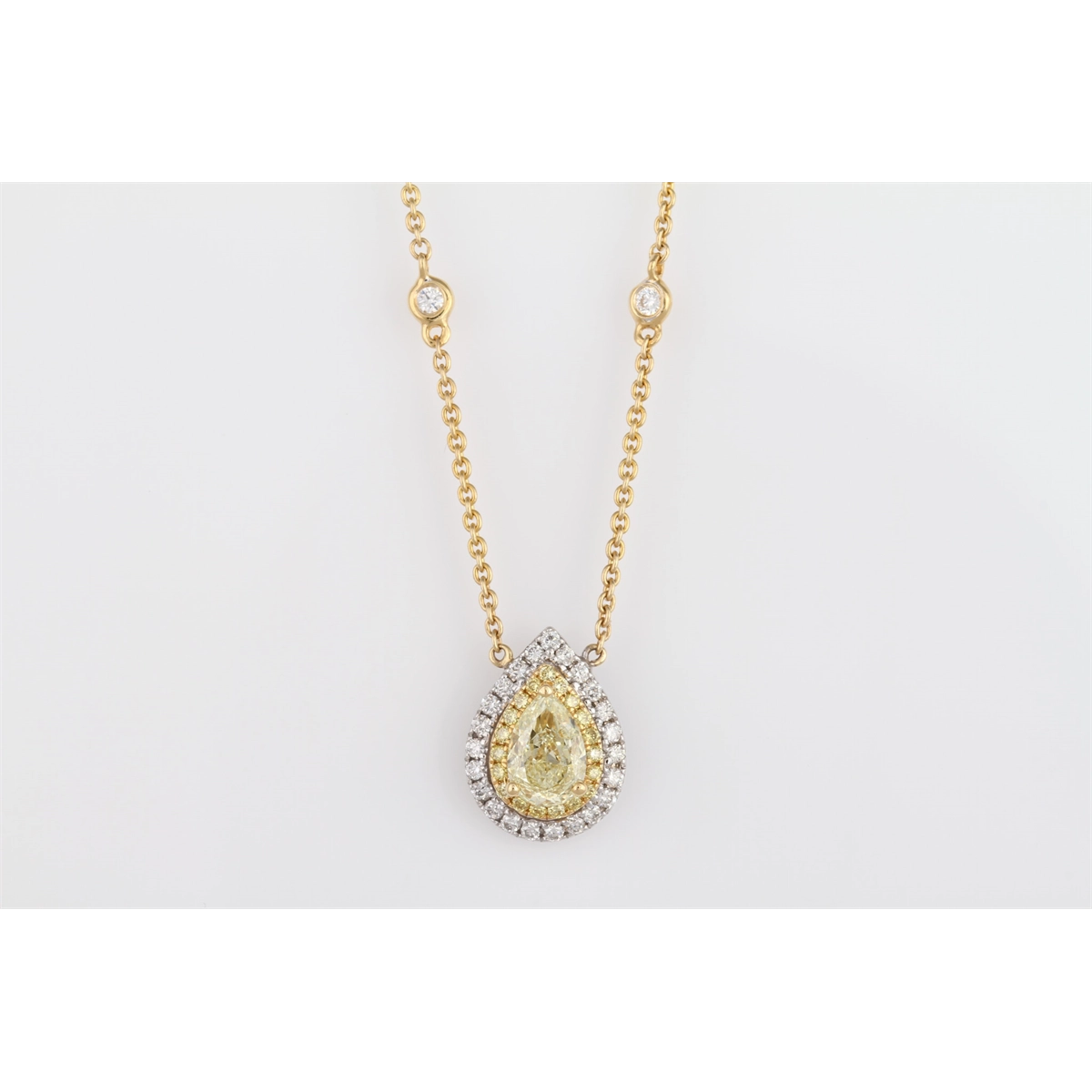 Frederic Sage Necklaces in Mixed Metals containing Diamond P9089Y-YCYW