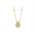 Frederic Sage Necklaces in Mixed Metals containing Diamond P9089Y-YCYW