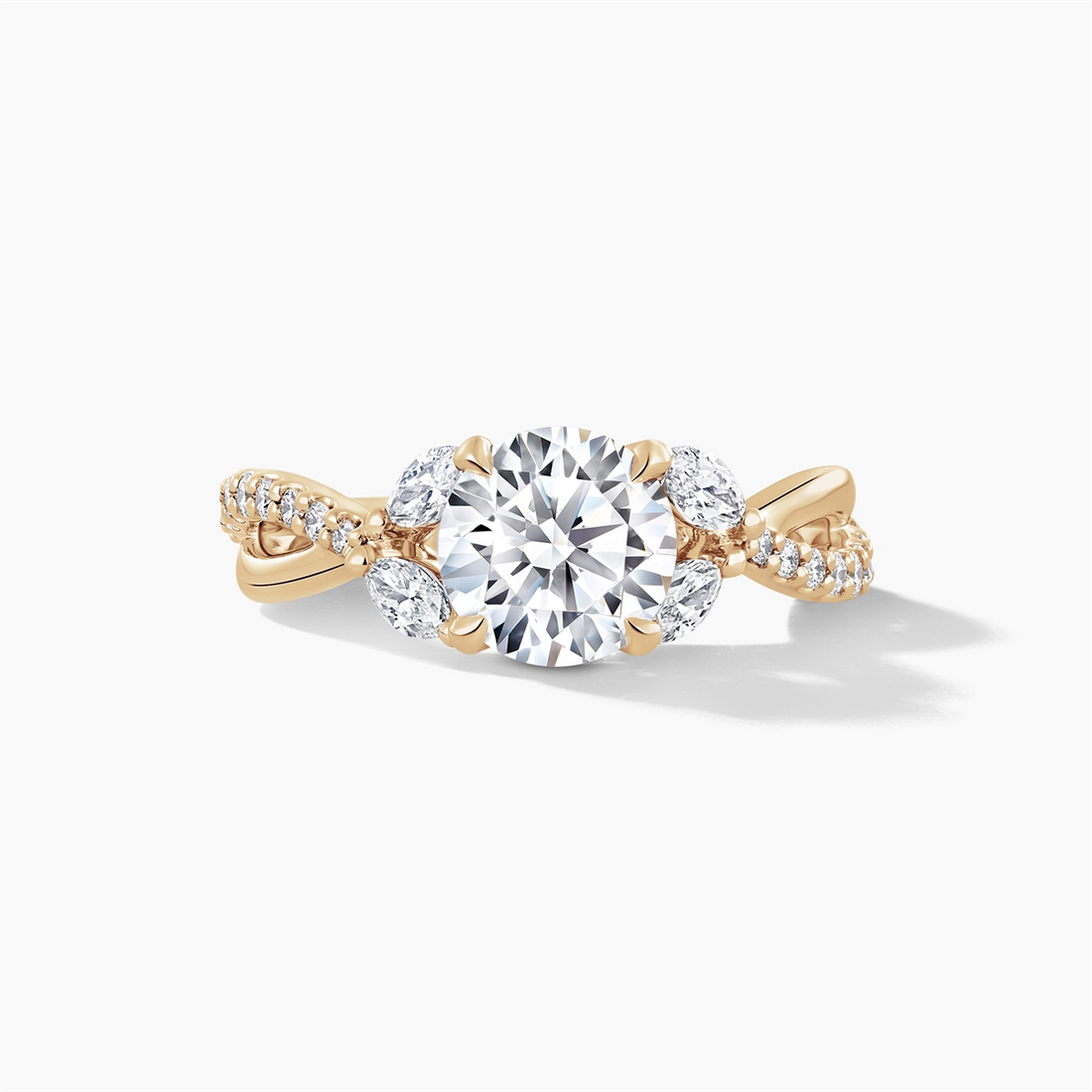 Engagement Collections Engagement Rings in Yellow Gold containing Diamond 446123