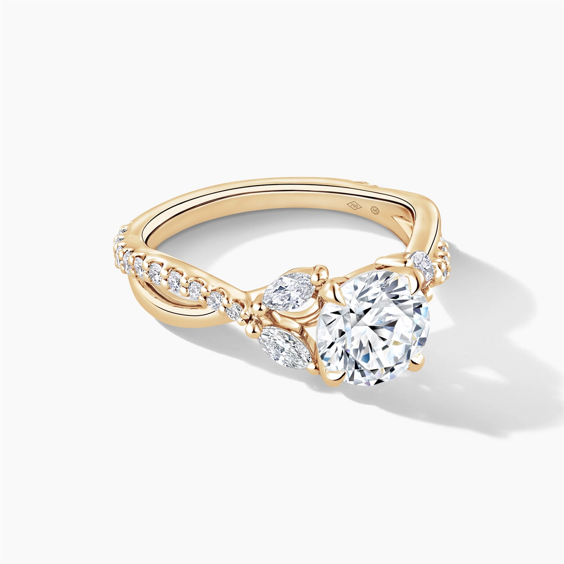 Engagement Collections Engagement Rings in Yellow Gold containing Diamond 446123