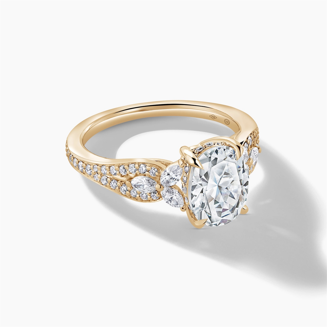 Engagement Collections Engagement Rings in Yellow Gold containing Diamond 446135
