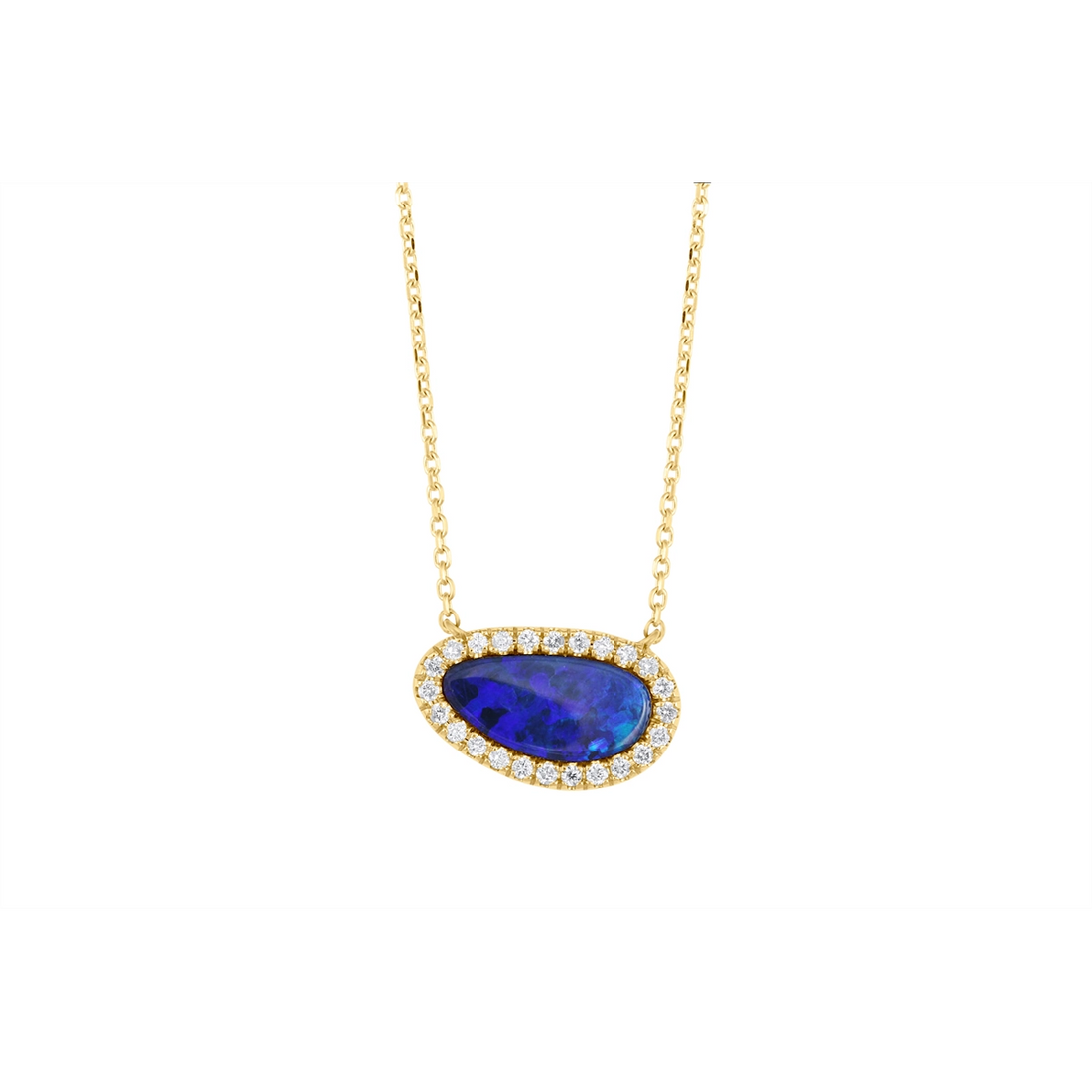 Necklaces Necklaces in Yellow Gold containing Opal, Multi-gemstone, Diamond 446140