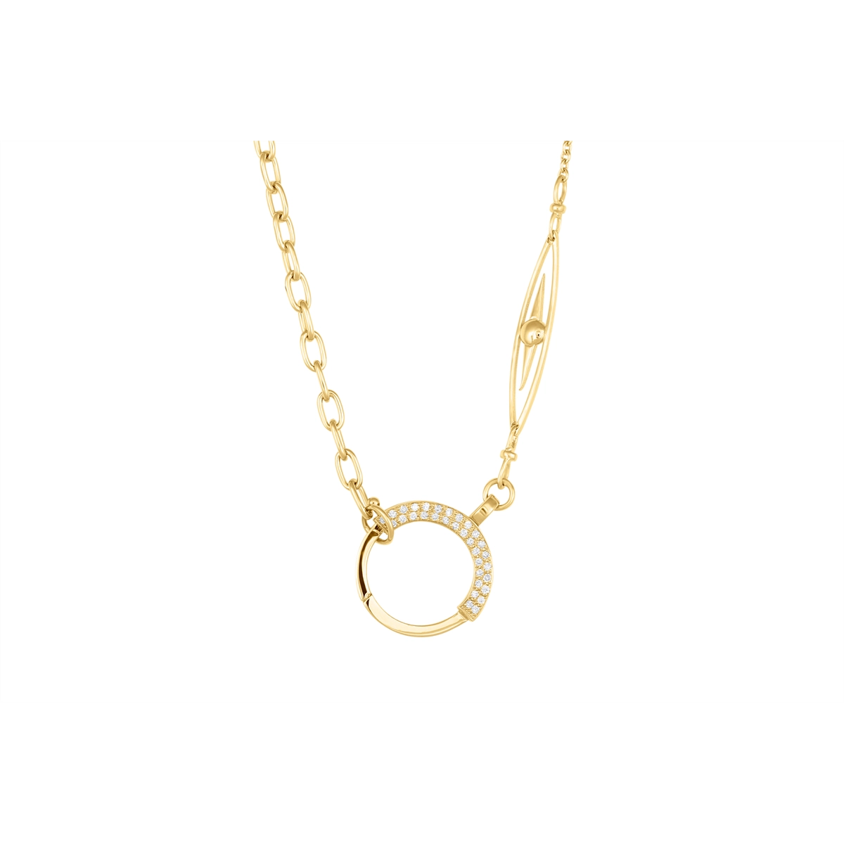 Necklaces Necklaces in Yellow Gold containing Diamond 446144