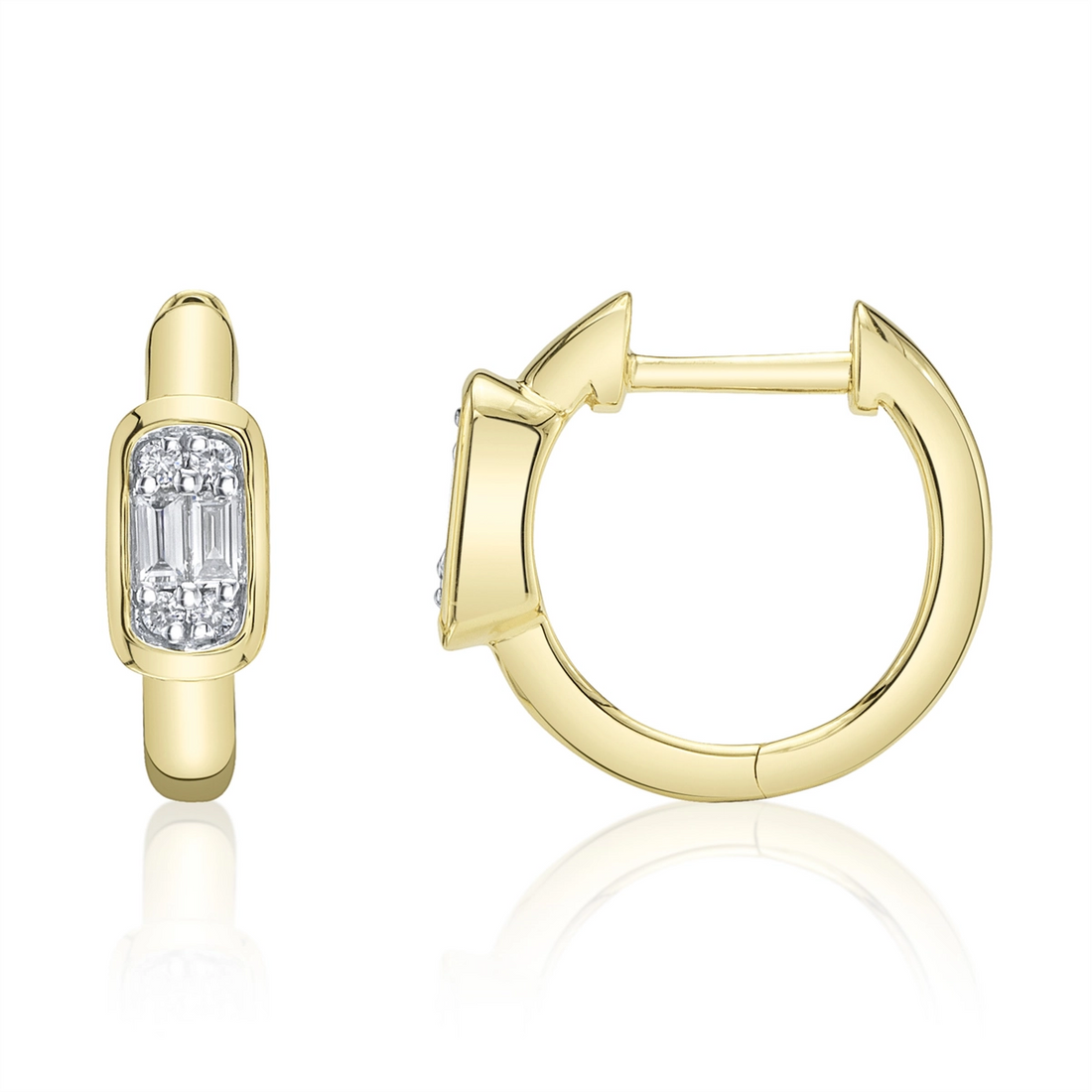 Earrings Earrings in Yellow Gold containing Diamond 446152
