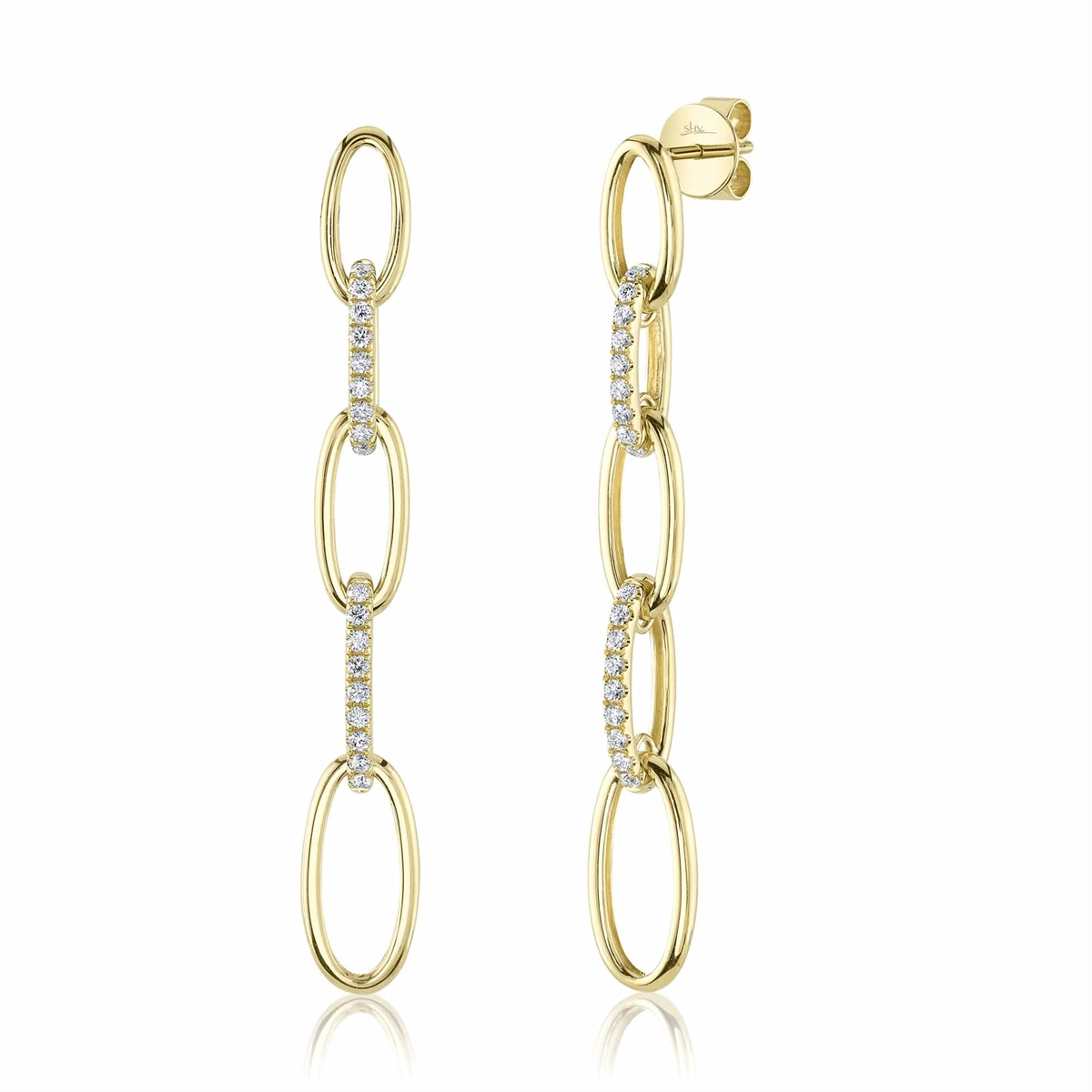 Earrings Earrings in Yellow Gold containing Diamond 446155