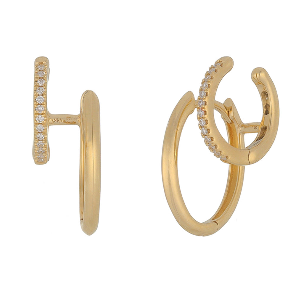 Earrings Earrings in Yellow Gold containing Diamond 446158