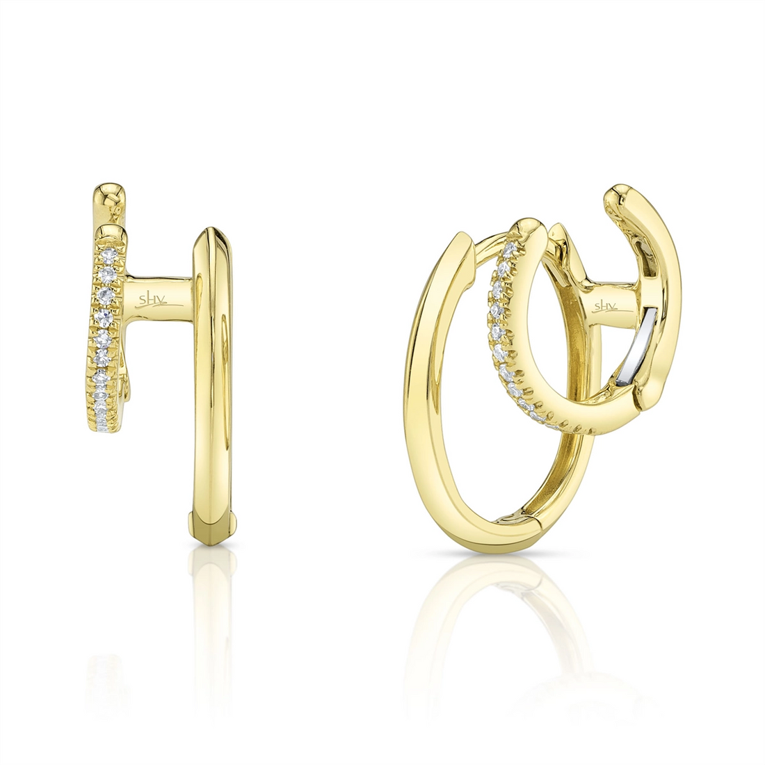 Earrings Earrings in Yellow Gold containing Diamond 446158