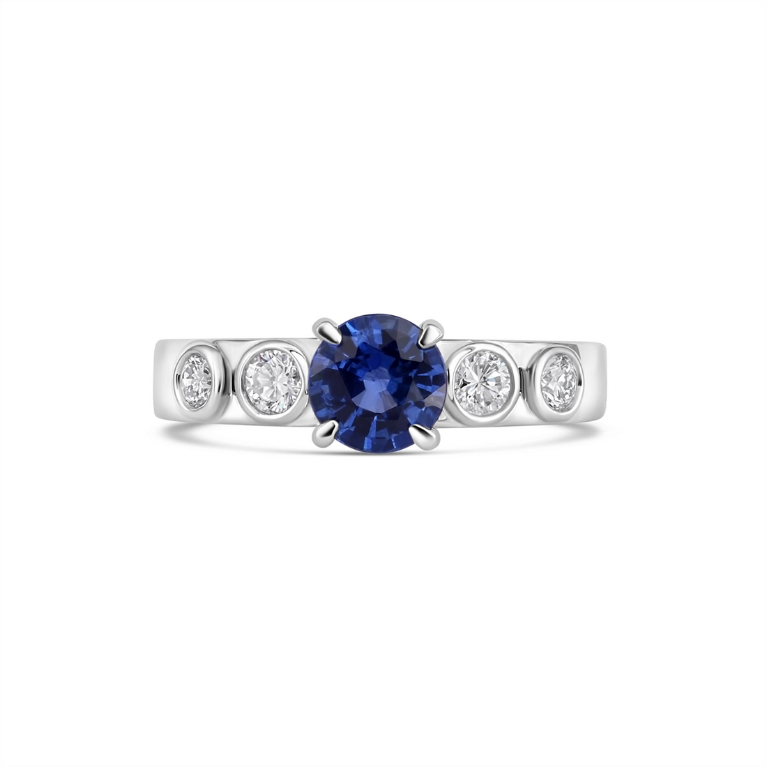 Rings Rings in White Gold containing Multi-gemstone, Diamond, Sapphire 446231