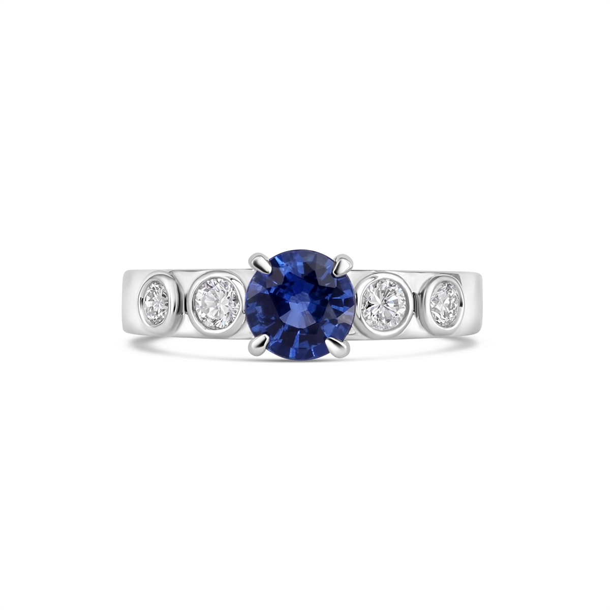 Rings Rings in White Gold containing Multi-gemstone, Diamond, Sapphire 446231