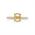 Fana Engagement Rings in Yellow Gold containing Diamond 446308