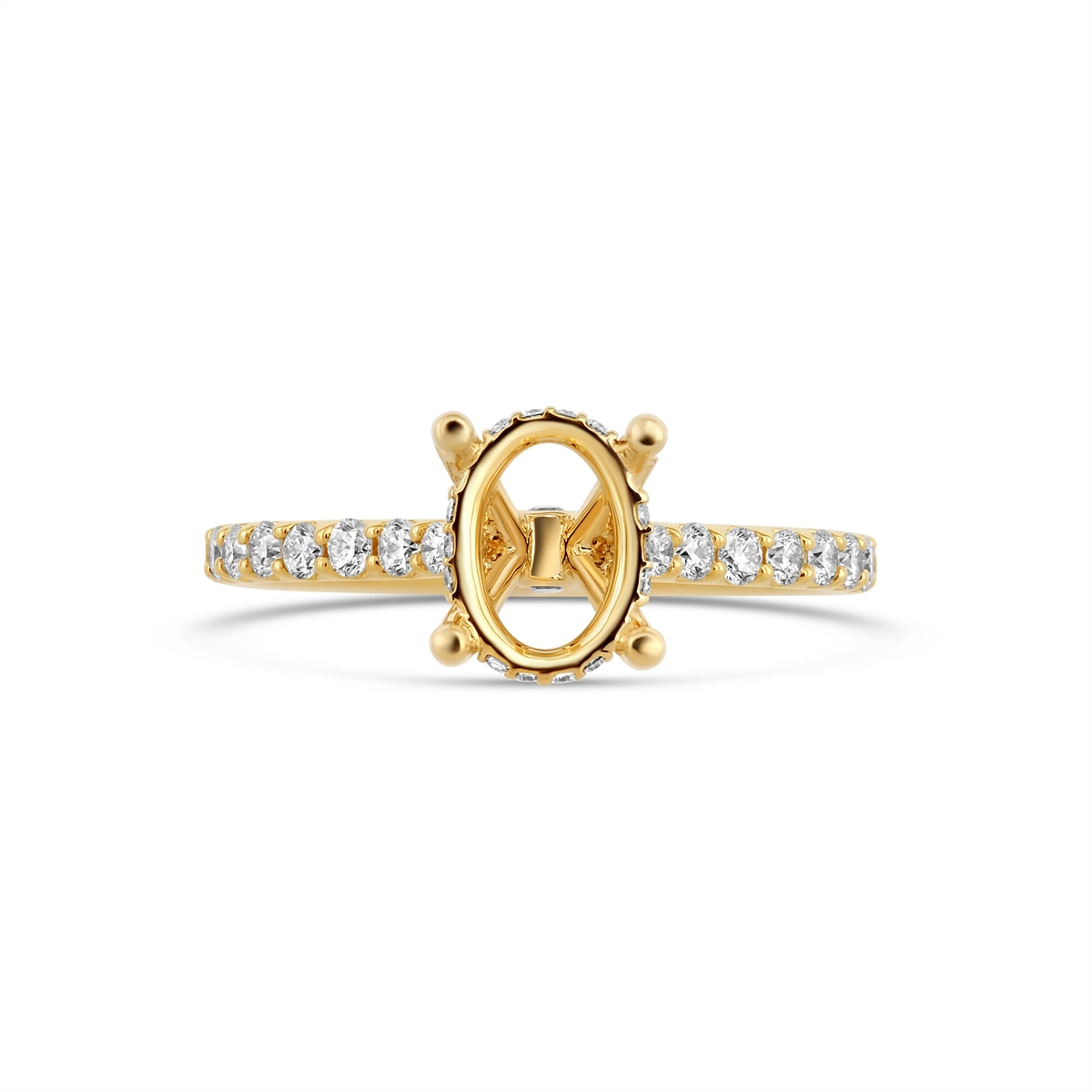 Fana Engagement Rings in Yellow Gold containing Diamond 446308