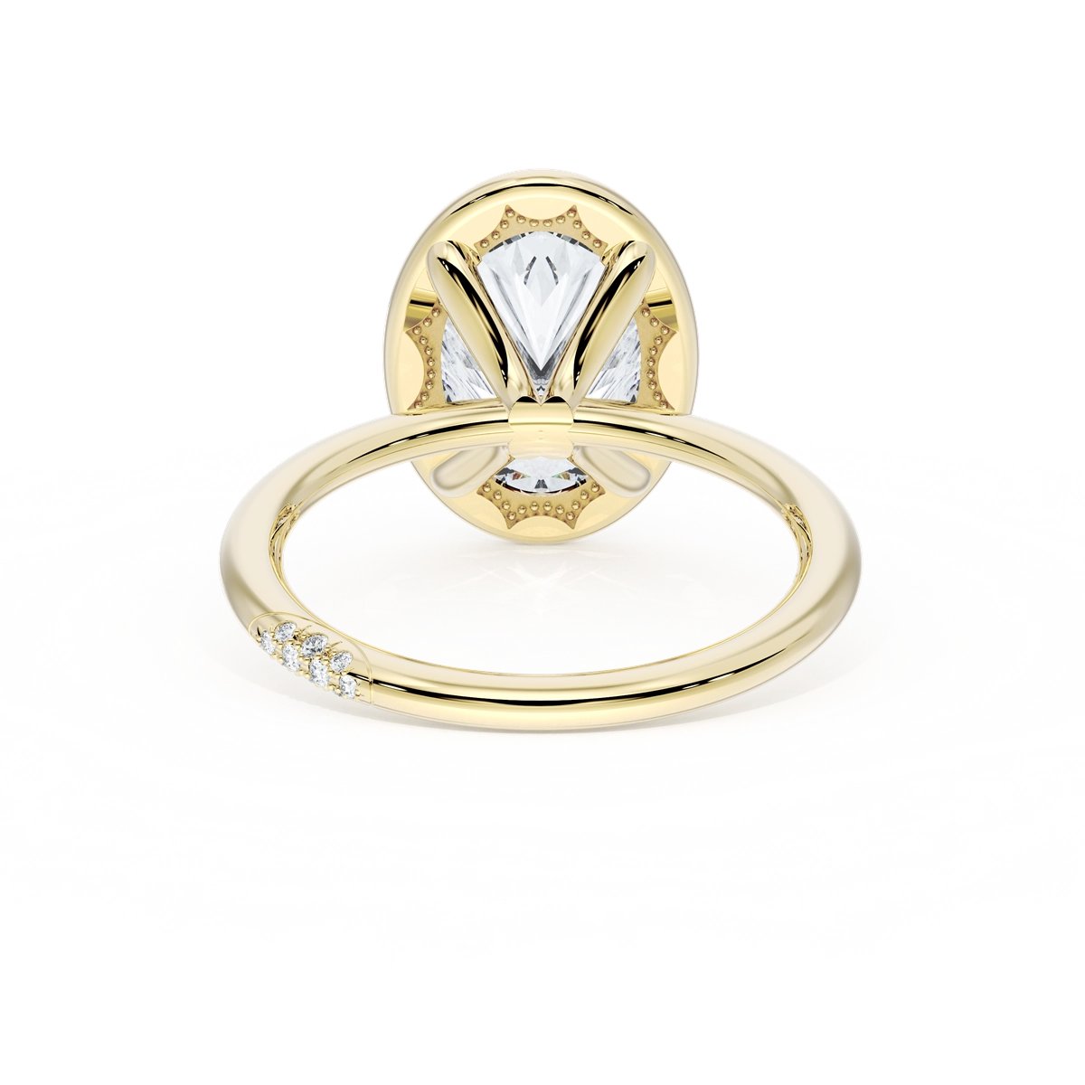 Tacori Engagement Rings in Yellow Gold containing Diamond 404 1.7 OV 10X7 Y