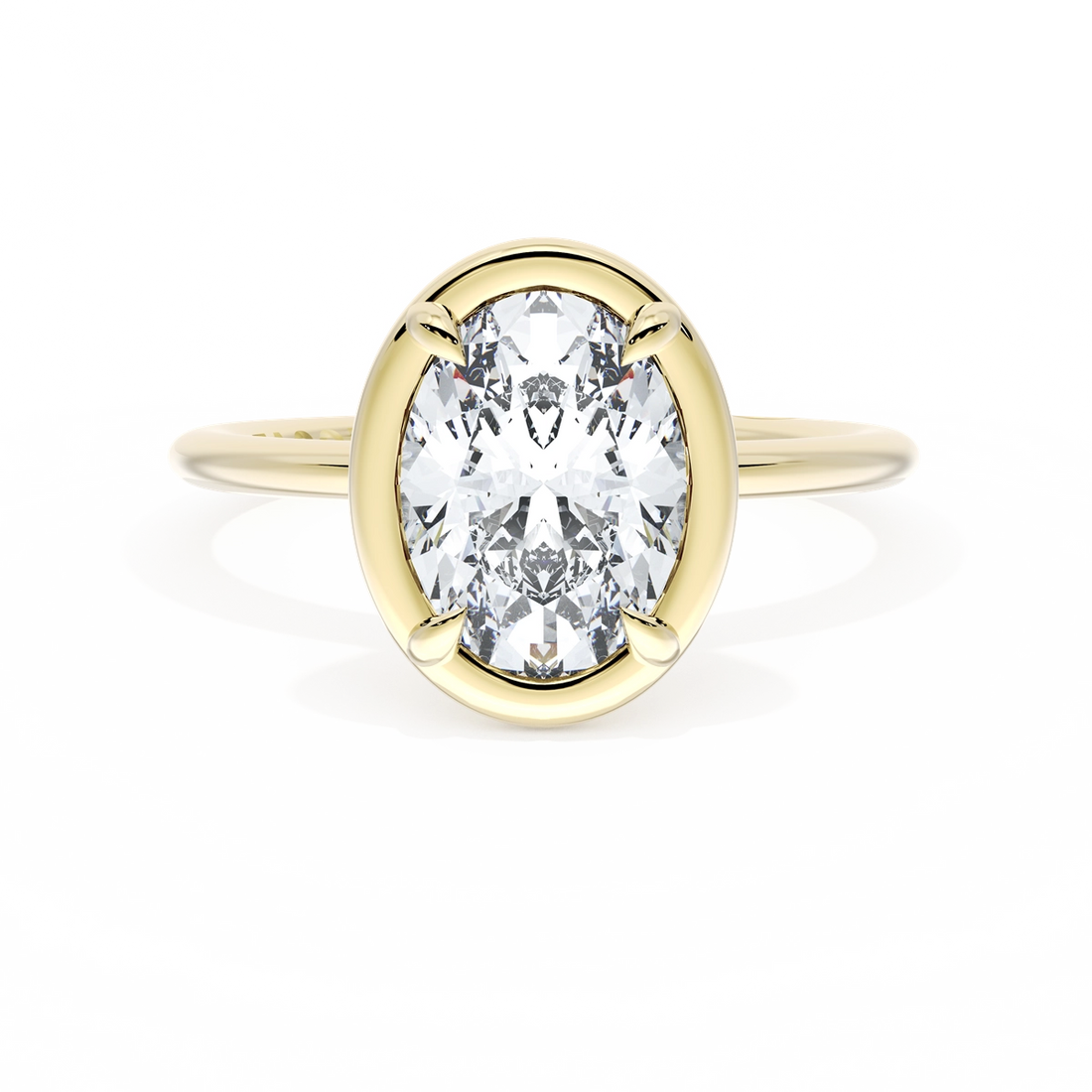 Tacori Engagement Rings in Yellow Gold containing Diamond 404 1.7 OV 10X7 Y