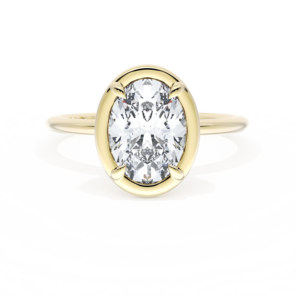 Tacori Engagement Rings in Yellow Gold containing Diamond 404 1.7 OV 10X7 Y