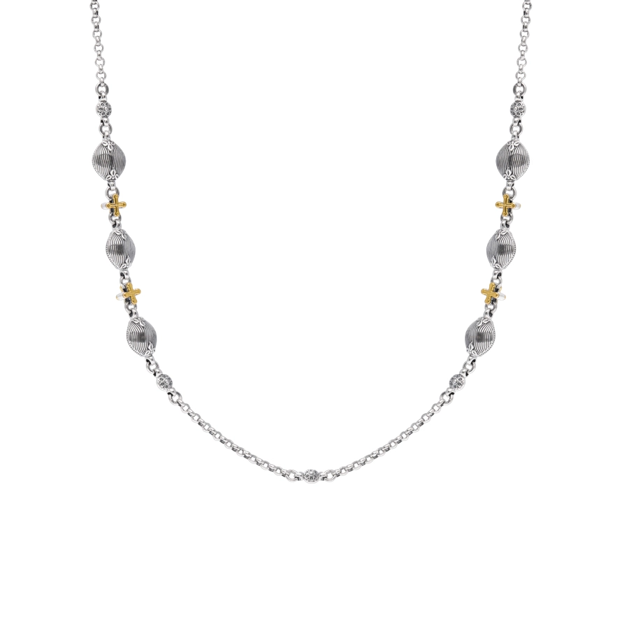 Konstantino Necklaces in Mixed Metals KOMK4807-130-18