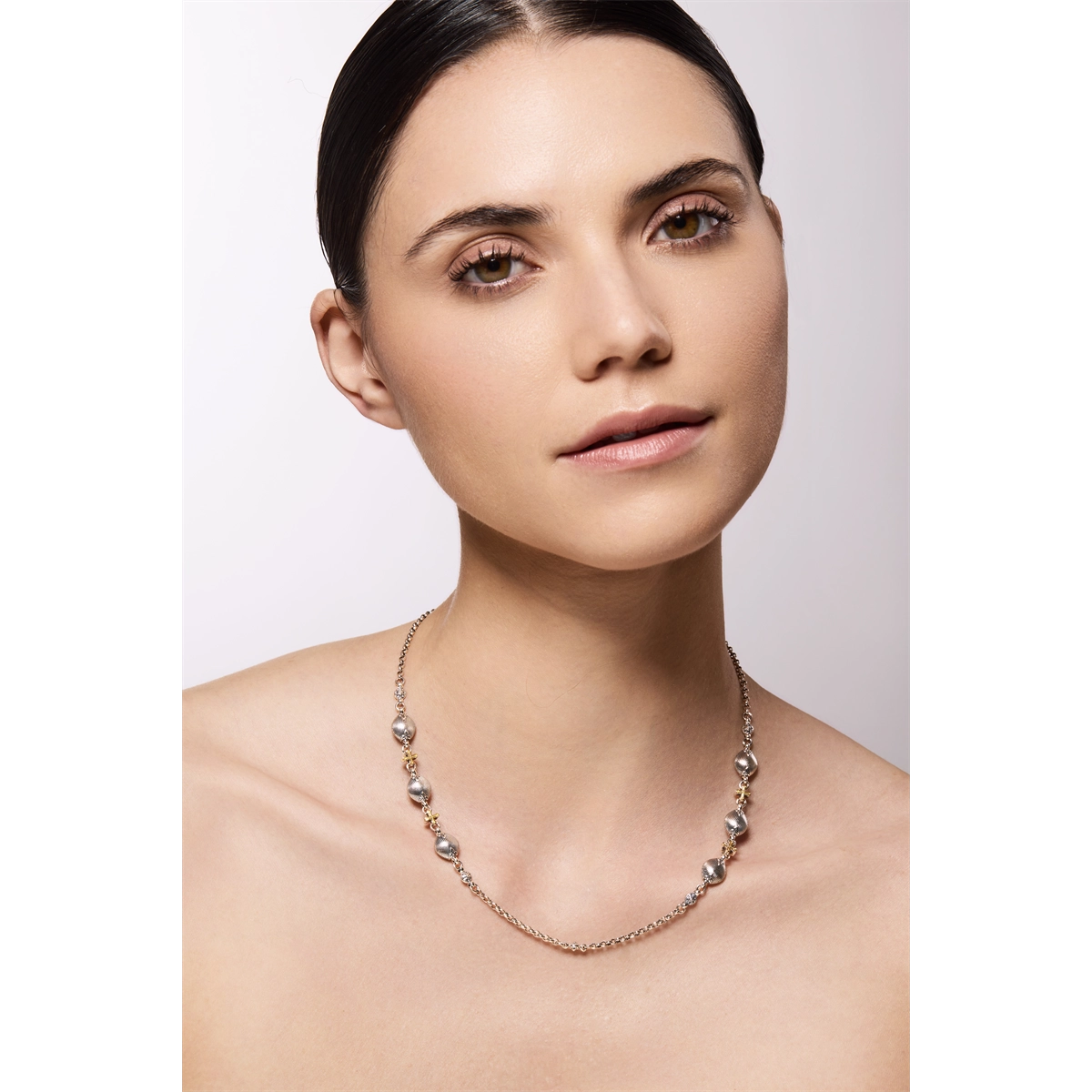 Konstantino Necklaces in Mixed Metals KOMK4807-130-18