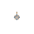 Konstantino Pendants in Mixed Metals containing London blue topaz, Other, Multi-gemstone MEMK5260-695-CUT
