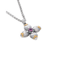 Konstantino Pendants in Mixed Metals containing Garnet STMK7003-128-CUT